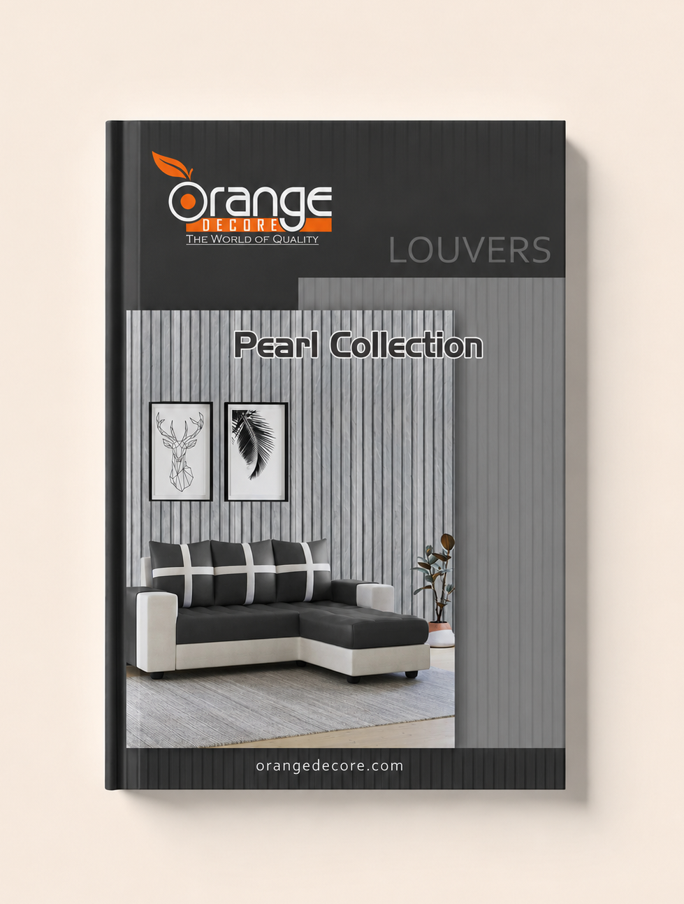 Mirror-finish cream pearl acrylic for premium furniture